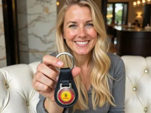 Ferrari Best Keychain High-End Leather Drift Look